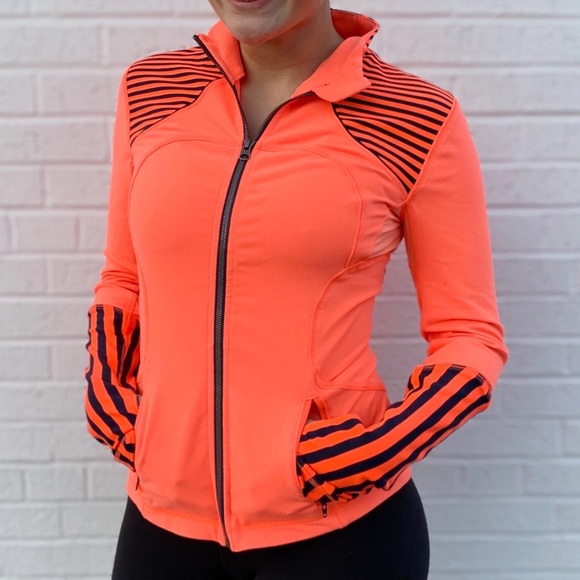 lululemon athletica Jackets & Blazers - LULULEMON Salmon and Navy Blue Define Jacket
